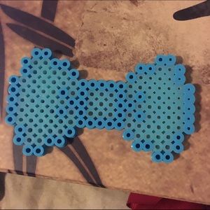 Glow in the dark blue bow