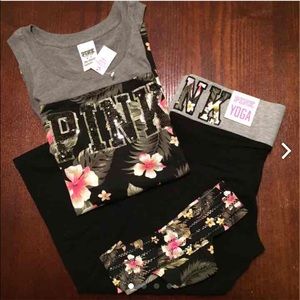 VS Pink Yoga Set "S"