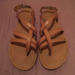 Tan sandals