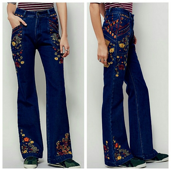 Spell Designs x Free People WANDERLUST JEANS - Picture 2 of 4