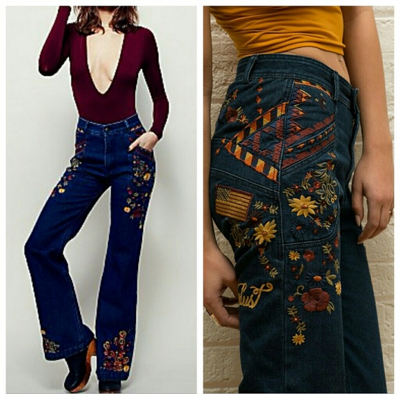 Spell Designs x Free People WANDERLUST JEANS - Picture 4 of 4