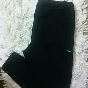 Zipper Pocket Black Yoga Leggings