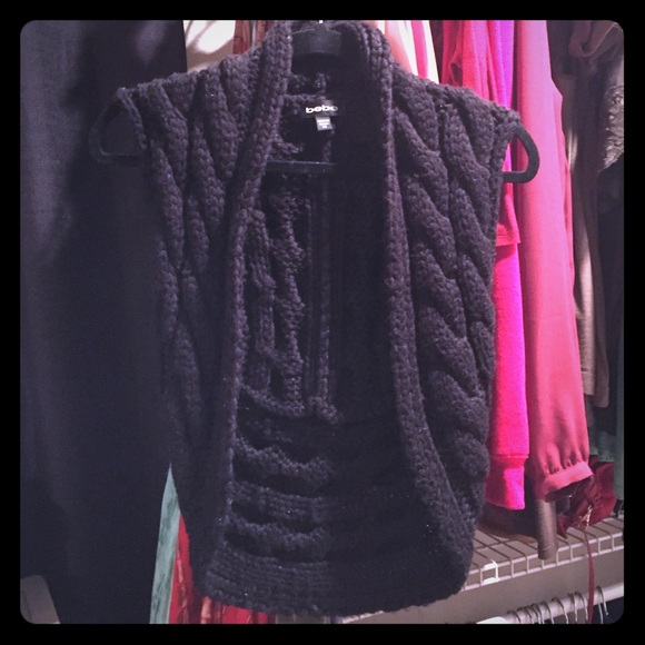 Black Bebe Shrug