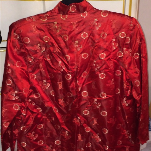 Asia Inspired Red Jacket - Picture 3 of 3