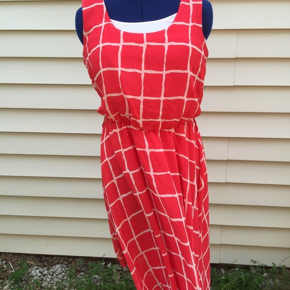 Chiffon dress.