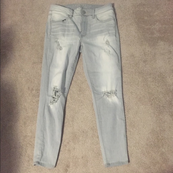 American eagle grey mid rise