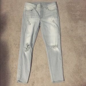 American eagle grey mid rise