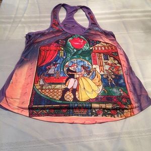 Disney beauty and the beast tank top!
