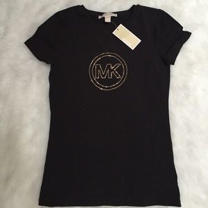 NWT Michael Kors top with rhinestones