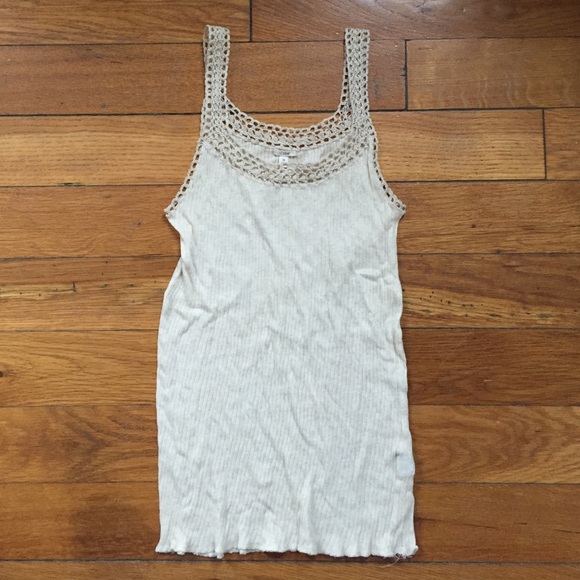 🔴 CLEARANCE Jcrew crochet strap tank