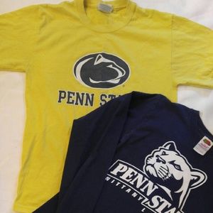 Penn State T Shirt Bundle Long & Short Sleeve Sz S