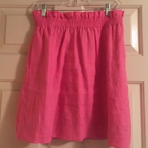 Hot pink Jcrew skirt