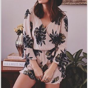 Free People all the right Ruffles romper