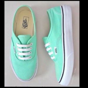 Teal Vans