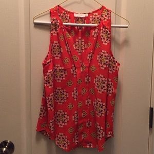 Lush chiffon sleeveless top