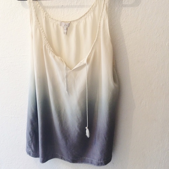 Joie ombré silk shirt top