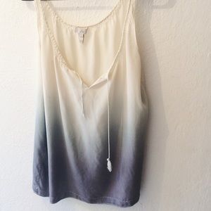 Joie ombré silk shirt top