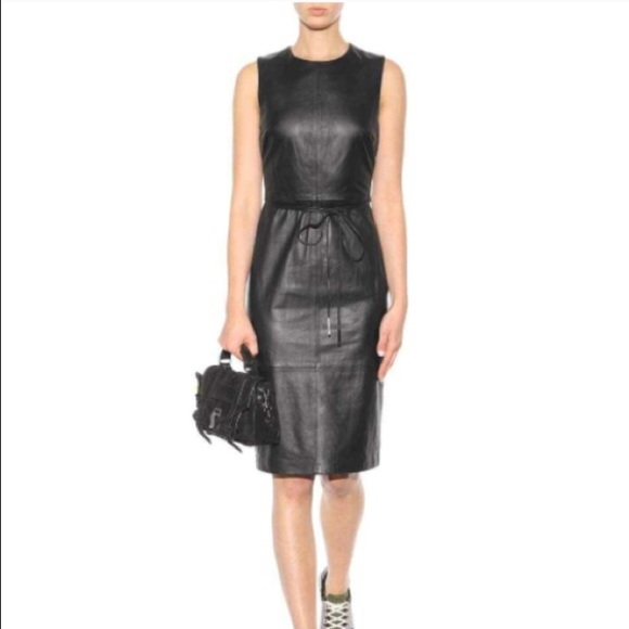 Leather Vince dress