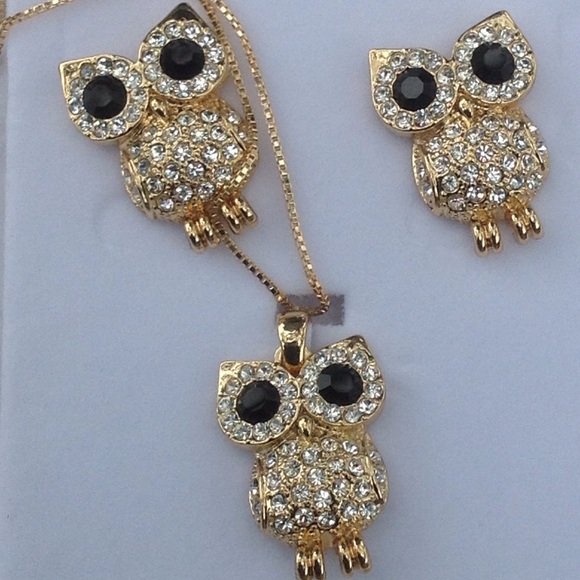 Swarovski Owl Set - Picture 4 of 5