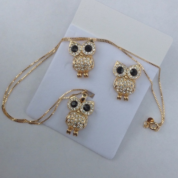 Swarovski Owl Set - Picture 5 of 5