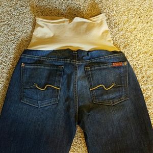 7 for all mankind maternity jeans!