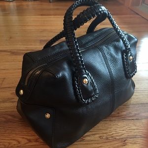 Bruno Magli Black Italian leather bag