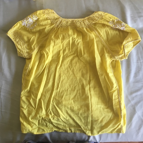 <J crew> bohemian yellow top - Picture 3 of 3