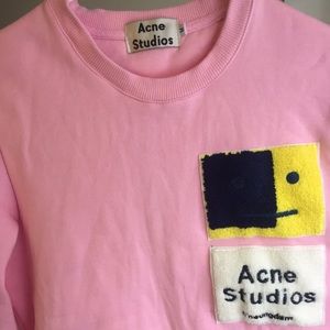 Acne Studio hoodie size M hot pink