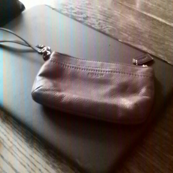 Authentic coach wristlet