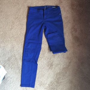EUC Nautical Blue NY&Co jean leggings!