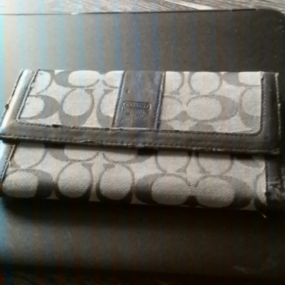 Authentic coach wallet