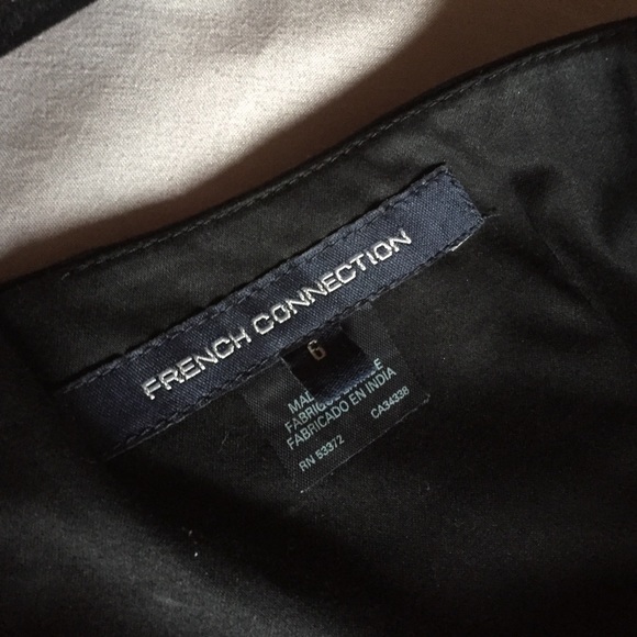 French connection mini black dress with pockets - Picture 4 of 4