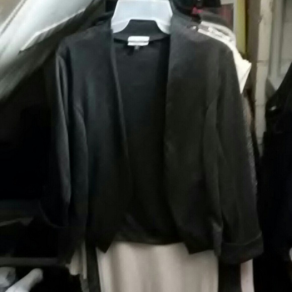 Collar Less Blazer - Picture 1 of 4