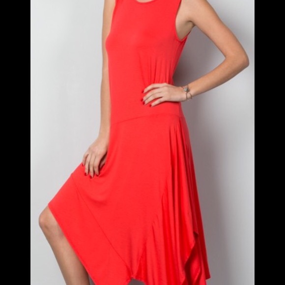Hem handkerchief dress