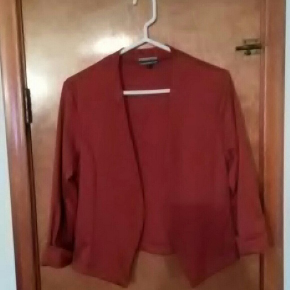 Collar Less Blazer - Picture 3 of 4