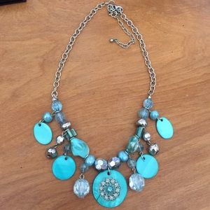 Turquoise statement necklace