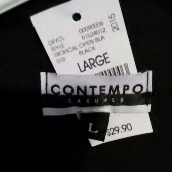 Collar Less Blazer - Picture 2 of 4