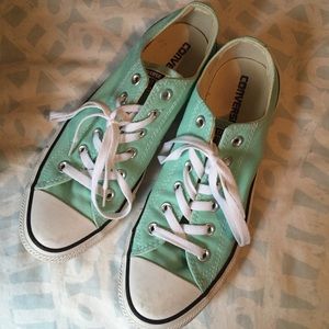 Sea Foam Green Converse