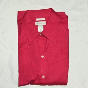Hot Pink Botton Down T-shirt