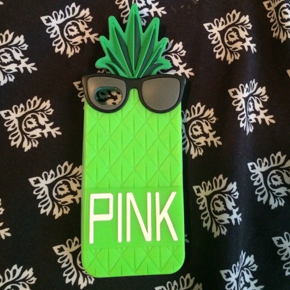 iPhone 4/4s Victoria Secret Pink pineapple case - Picture 1 of 1