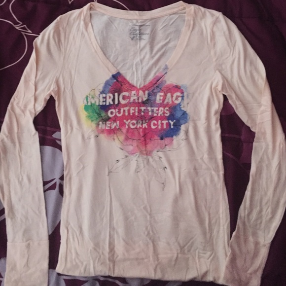 Long sleeve v-neck