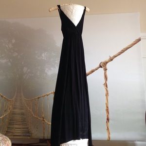 Cynthia Rowley black jersey maxi.