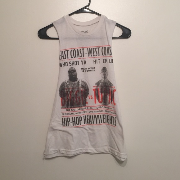 Biggie vs Tupac cut off tank!