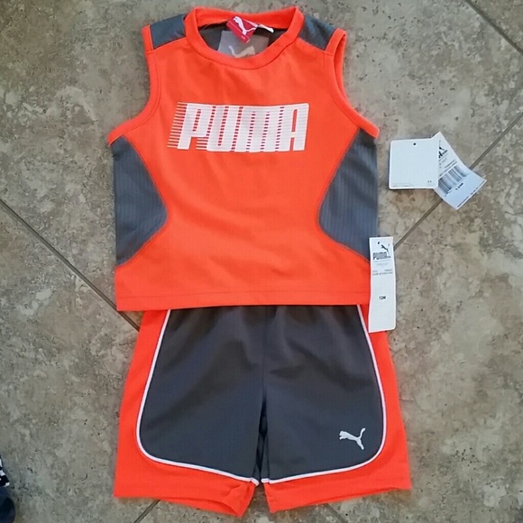 12 month boys Puma outfit. New with tags