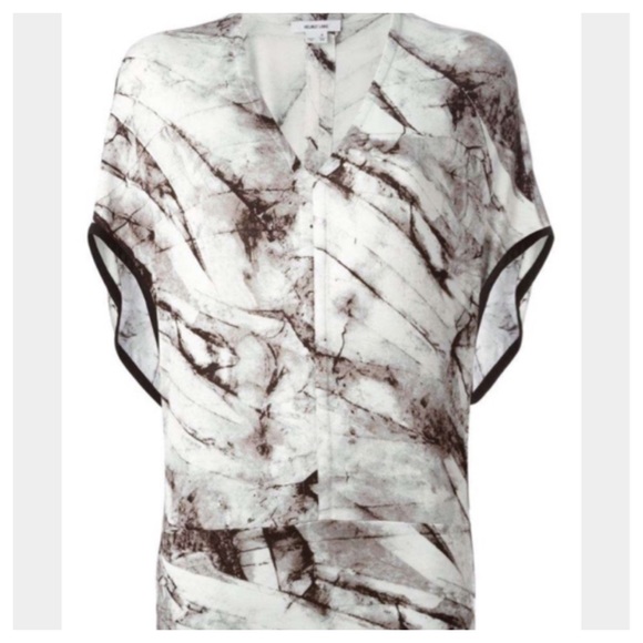 Helmut Lang Abstract print shirt