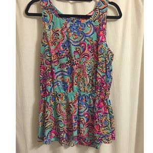 Lilly Pulitzer peplum top