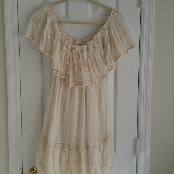 Free People brand off shoulder dress