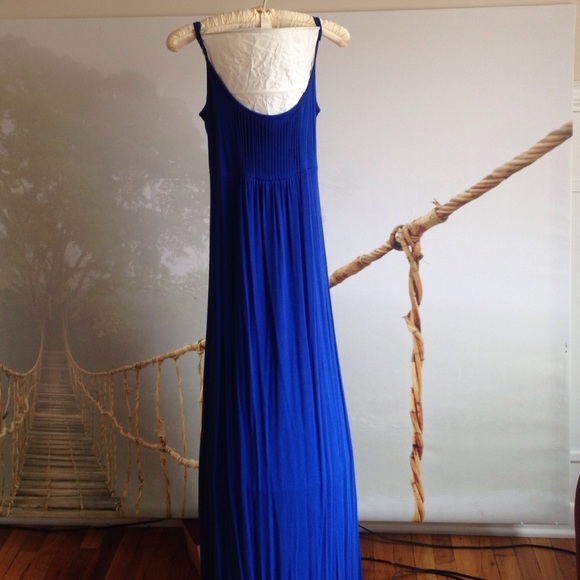 Calvin Klein cobalt jersey maxi