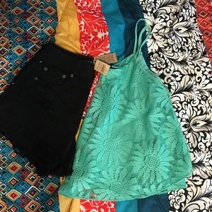 Mint green sunflower crop