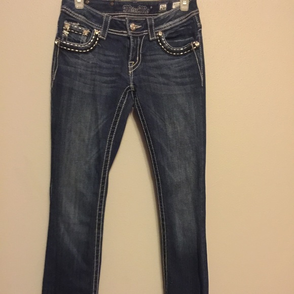 Size 26 boot cut Miss Me jeans (inseam 35) - Picture 1 of 4